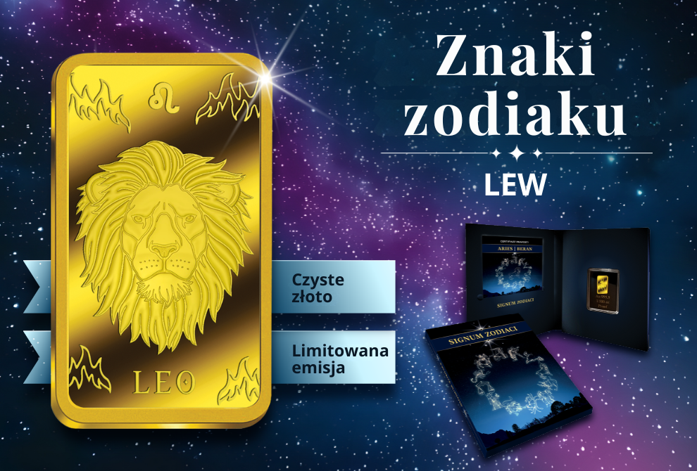 PM0096AU PSIN, NIUE 2026 DOLLARS 2,5 ZODIAC LEO 1/100 oz AU 999,9/1000 Proof