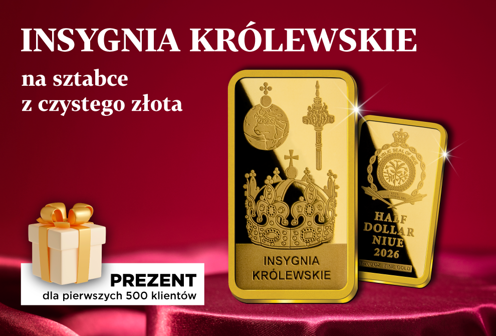 PM0002AU - Insygnia królewskie złota sztabka