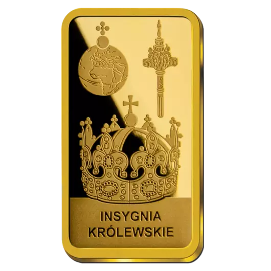 Insygnia królewskie złota sztabka