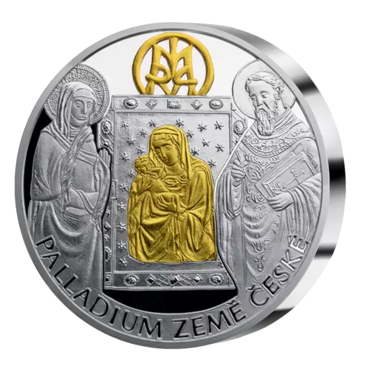 Palladium Ziemi Czeskiej – moneta pamiątkowa z 3 uncji czystego srebra
