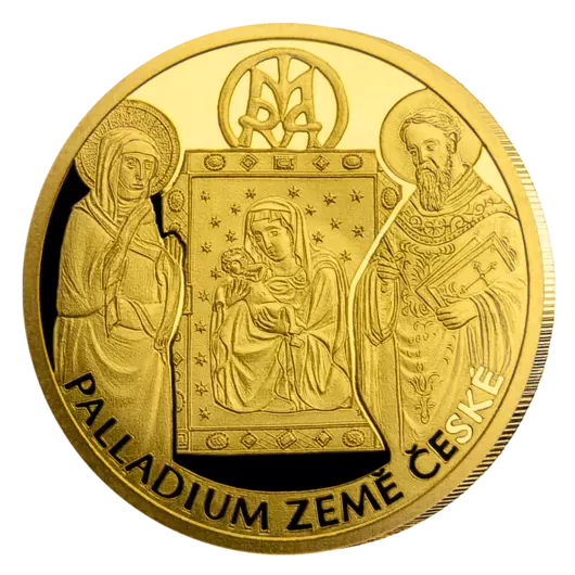 Palladium Ziemi Czeskiej – moneta pamiątkowa z 1,2 g czystego złota