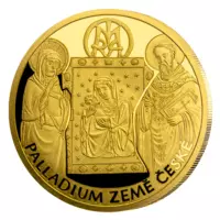 Palladium Ziemi Czeskiej – moneta pamiątkowa z 1,2 g czystego złota