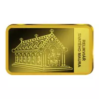 Relikwiarz św. Maura – pamiątkowa moneta w formie sztabki z czystego złota